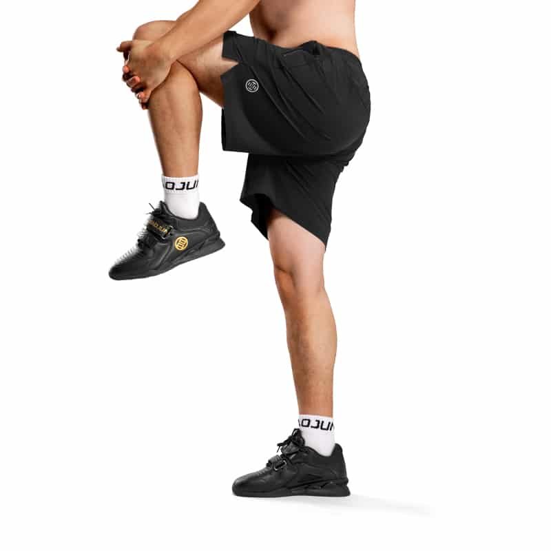 LUXIAOJUN Men's Quick-Dry Lightweight Sports Shorts 9"