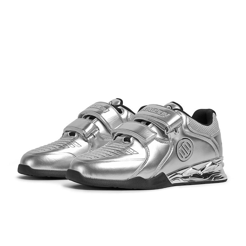 LUXIAOJUN Weightlifting Shoes Silver