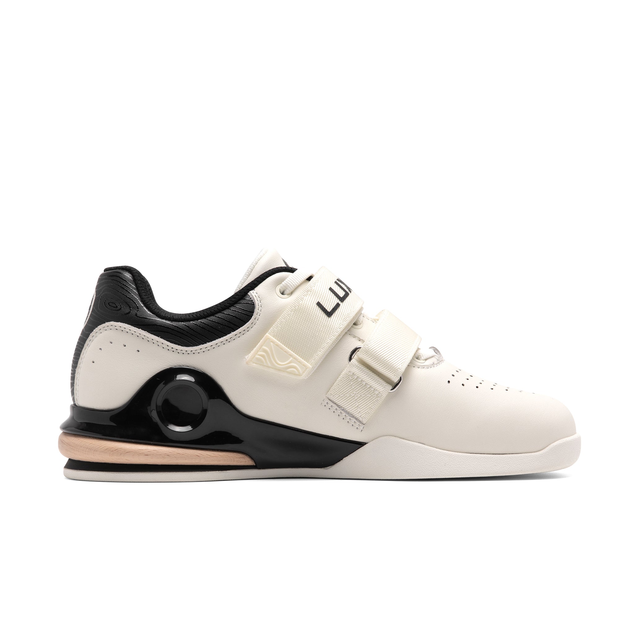 LUXIAOJUN Wooden-Heel Weightlifting Shoes