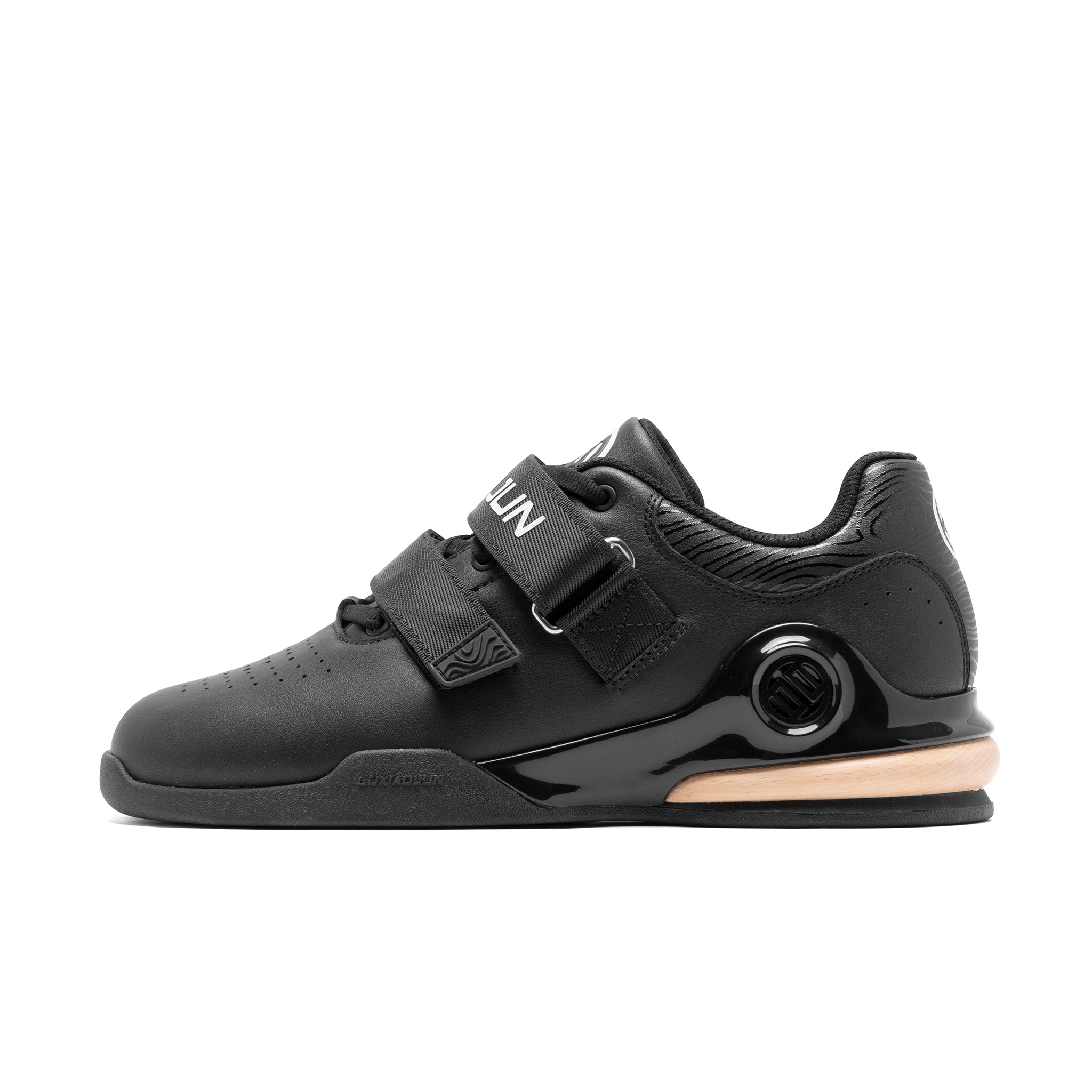 LUXIAOJUN Wooden-Heel Weightlifting Shoes