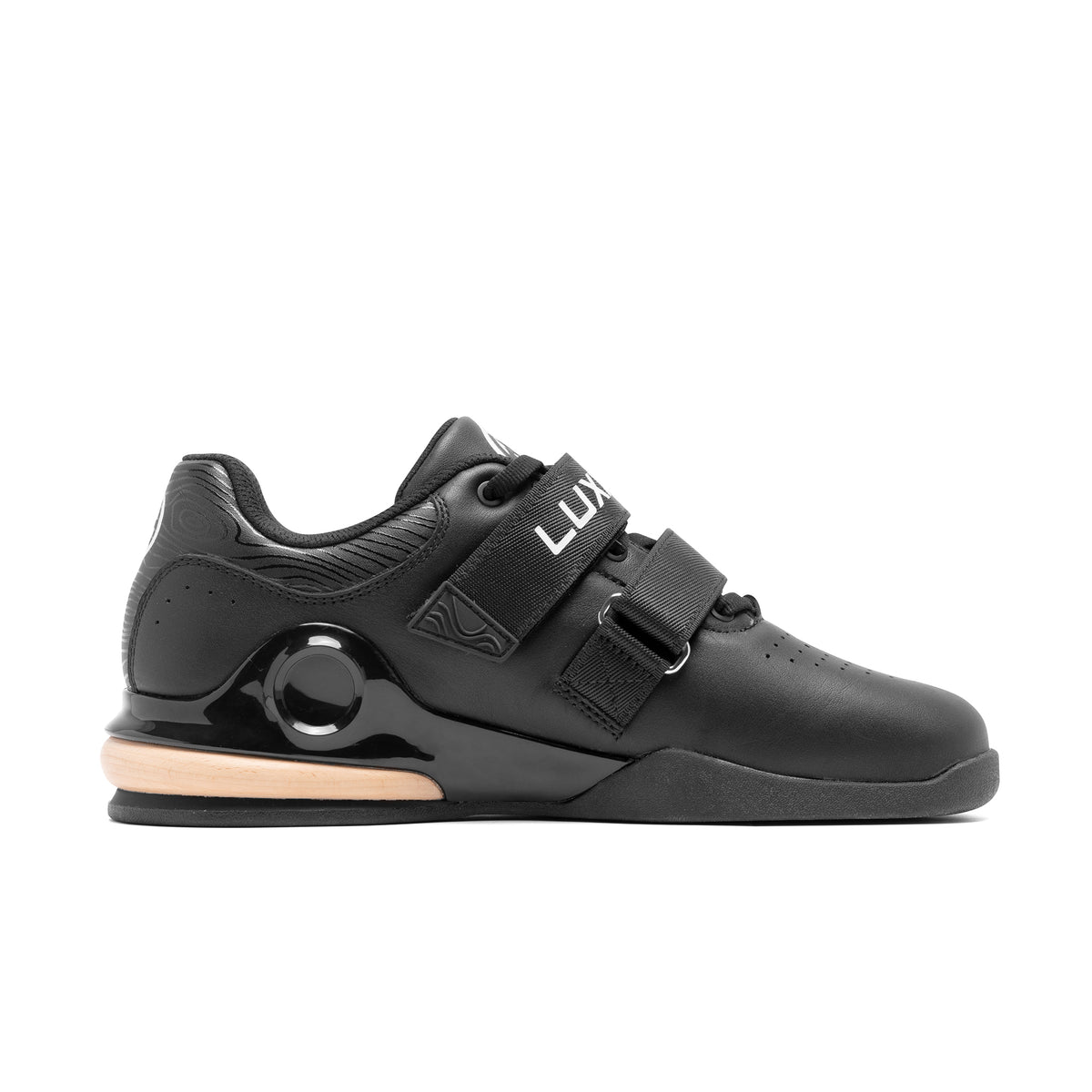 LUXIAOJUN Wooden-Heel Weightlifting Shoes