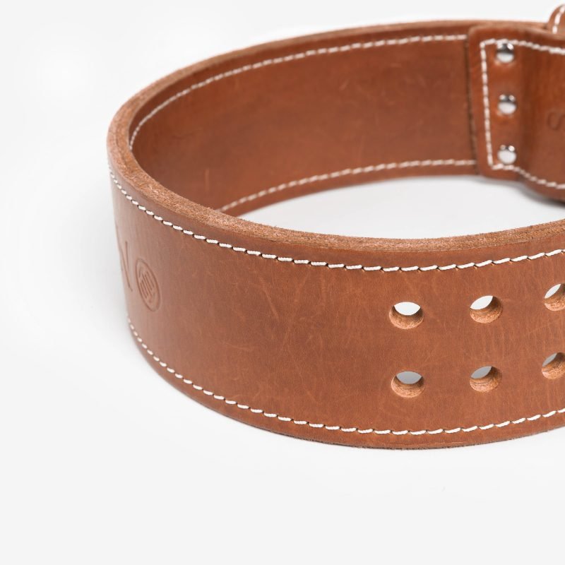 LUXIAOJUN Leather Weightlifting Belt