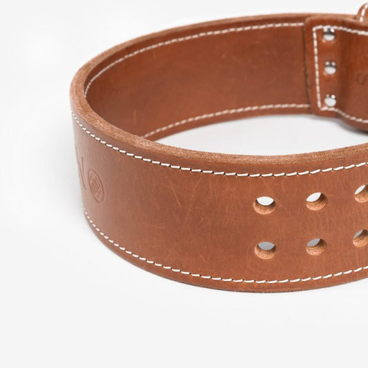 LUXIAOJUN Leather Weightlifting Belt