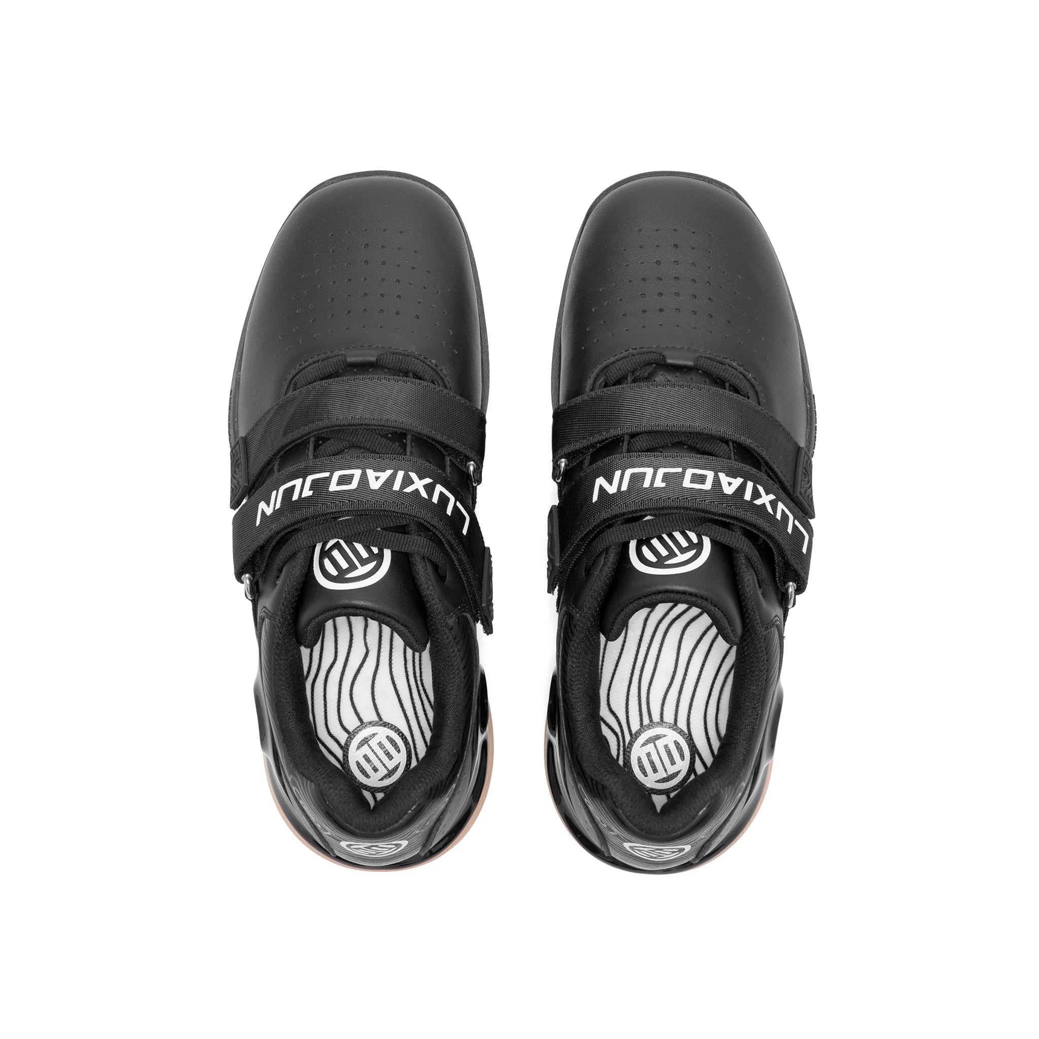 LUXIAOJUN Wooden-Heel Weightlifting Shoes