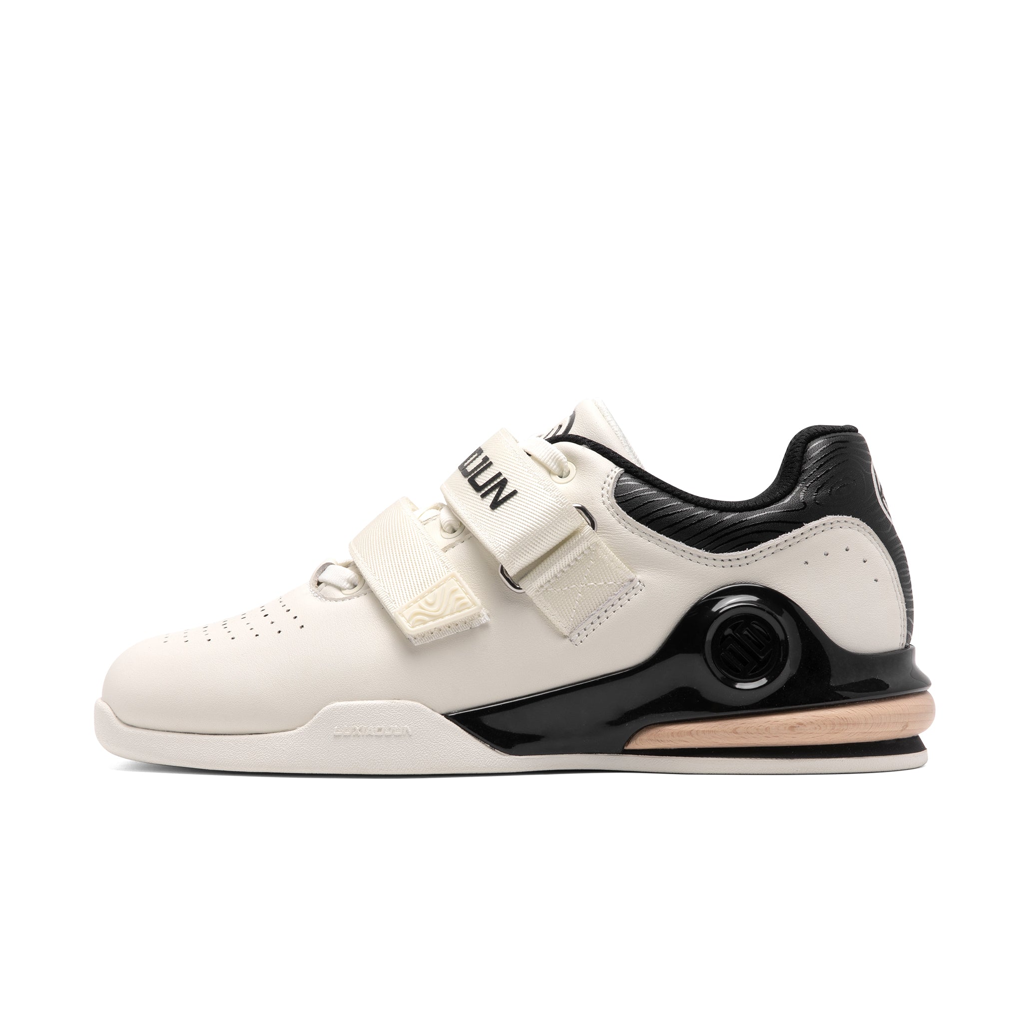 LUXIAOJUN Wooden-Heel Weightlifting Shoes