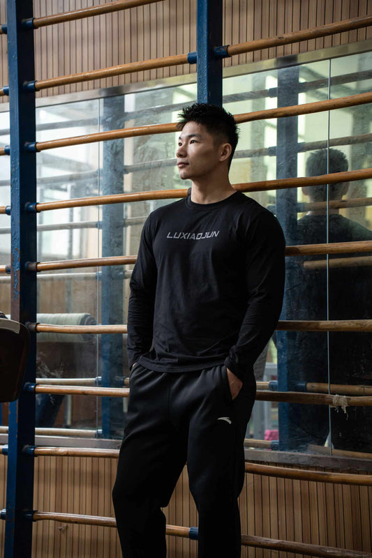 LUXIAOJUN Daily Essentials  Unisex Long Sleeves T-shirt