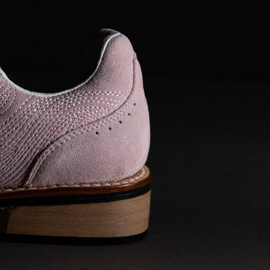 LUXIAOJUN Heritage Lifter 1.0 - Genuine Leather Weightlifting Shoes - Pink Suede