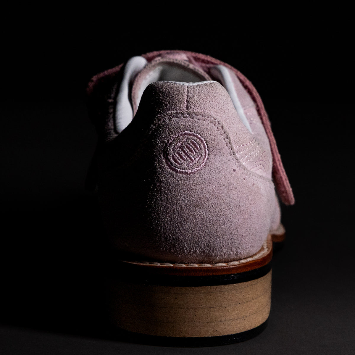 Stacked wooden heel