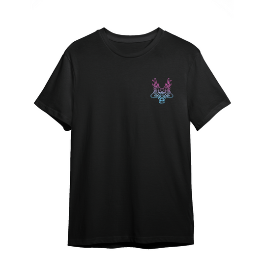 LUXIAOJUN Unisex Oversize  Dragon Power Tee