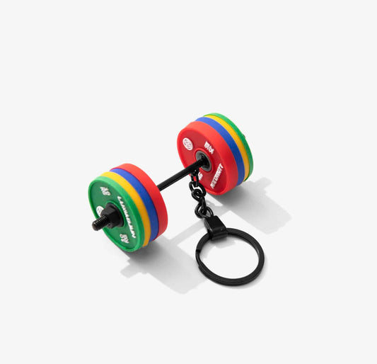 Mini-barbell Keychain