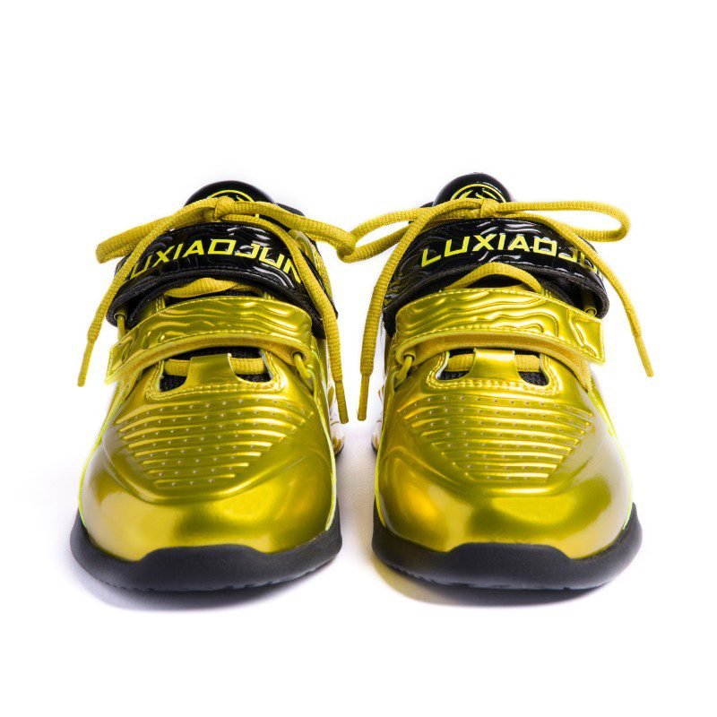 LUXIAOJUN Weightlifting Shoes Golden
