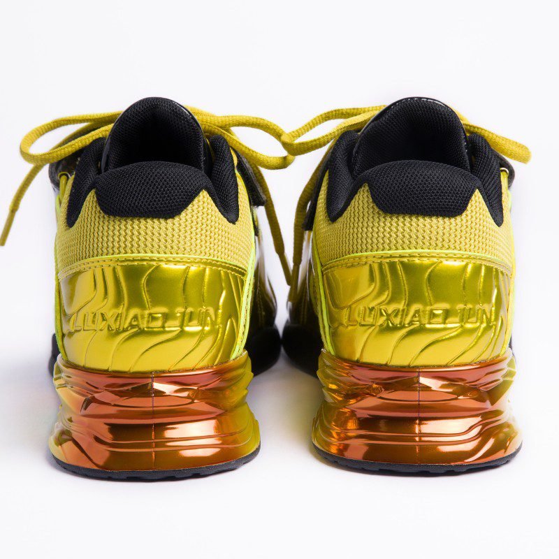 LUXIAOJUN Weightlifting Shoes Golden