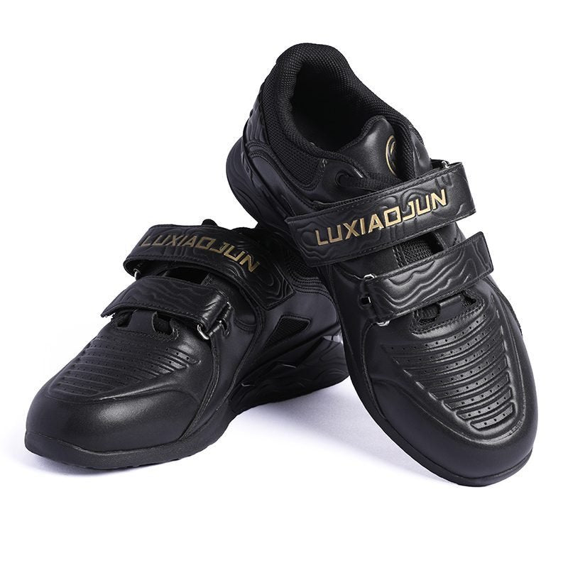 LUXIAOJUN Weightlifting Shoes Black