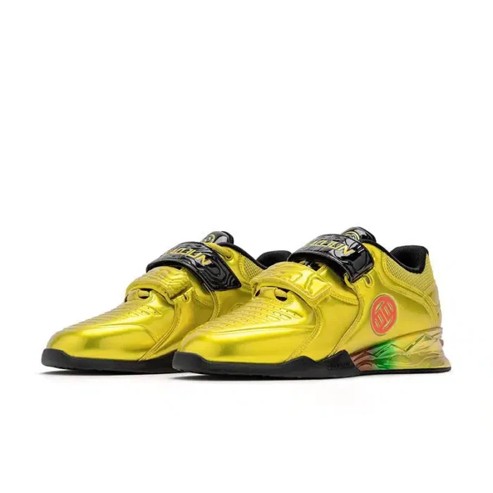 LUXIAOJUN Weightlifting Shoes Golden - Image 5