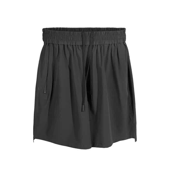 LUXIAOJUN Men's Workout Athletic Quick Dry Shorts 9” Black