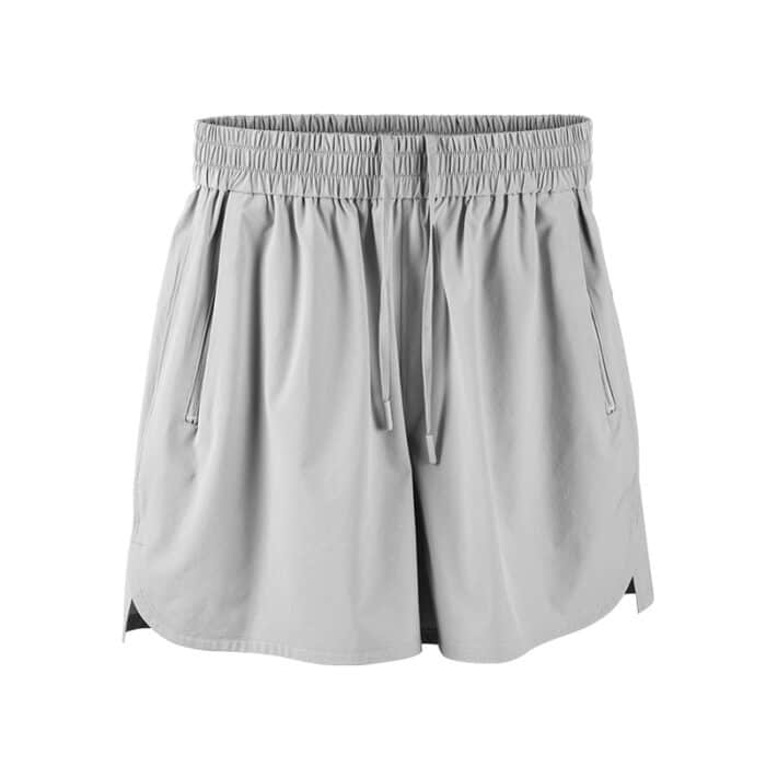 Women’s 9″ Quick-Dry Lightweight Sports Shorts Grey Gray