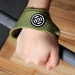 weightlifting lift straps green