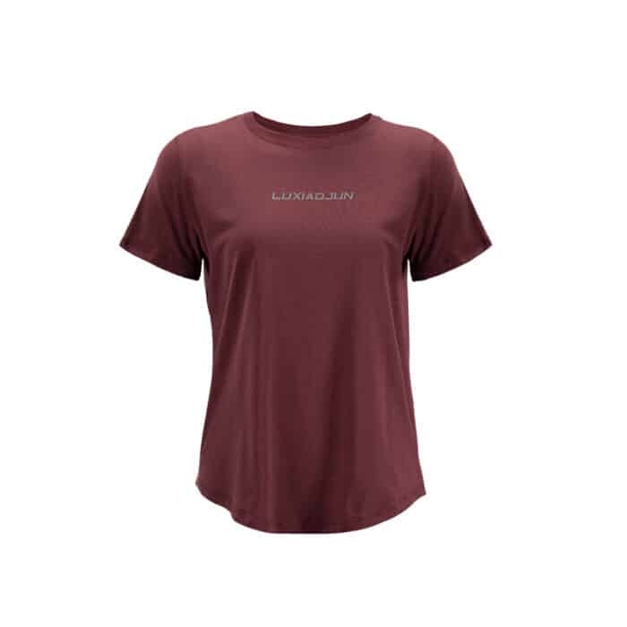 Burgundy Crush Woman Essential fitness T shirt