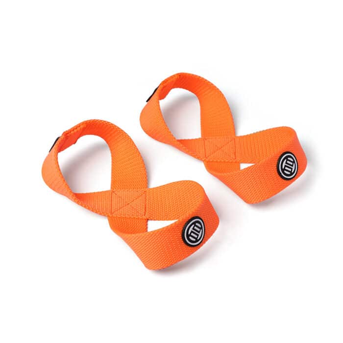 orange weightlifting strap