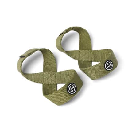 Green weightlifting strap