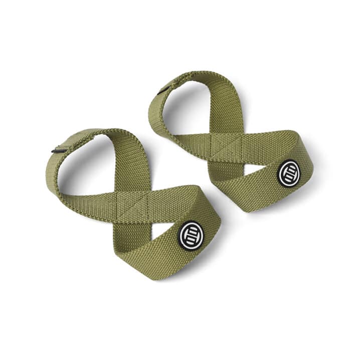 Green weightlifting strap