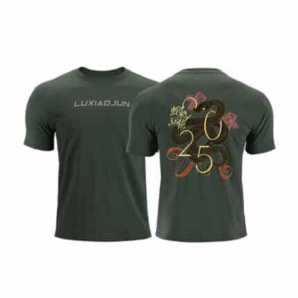 Dark Green Men's T-shirt Snake Limited