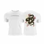 White Men's T-shirt Snake Limited